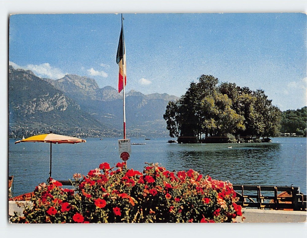 Postcard Lake Annecy in France