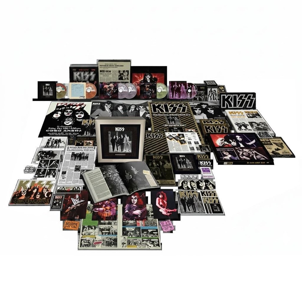 KISS Dressed To Kill 50th Anniversary Super Deluxe CD BOX set Remastered NM-