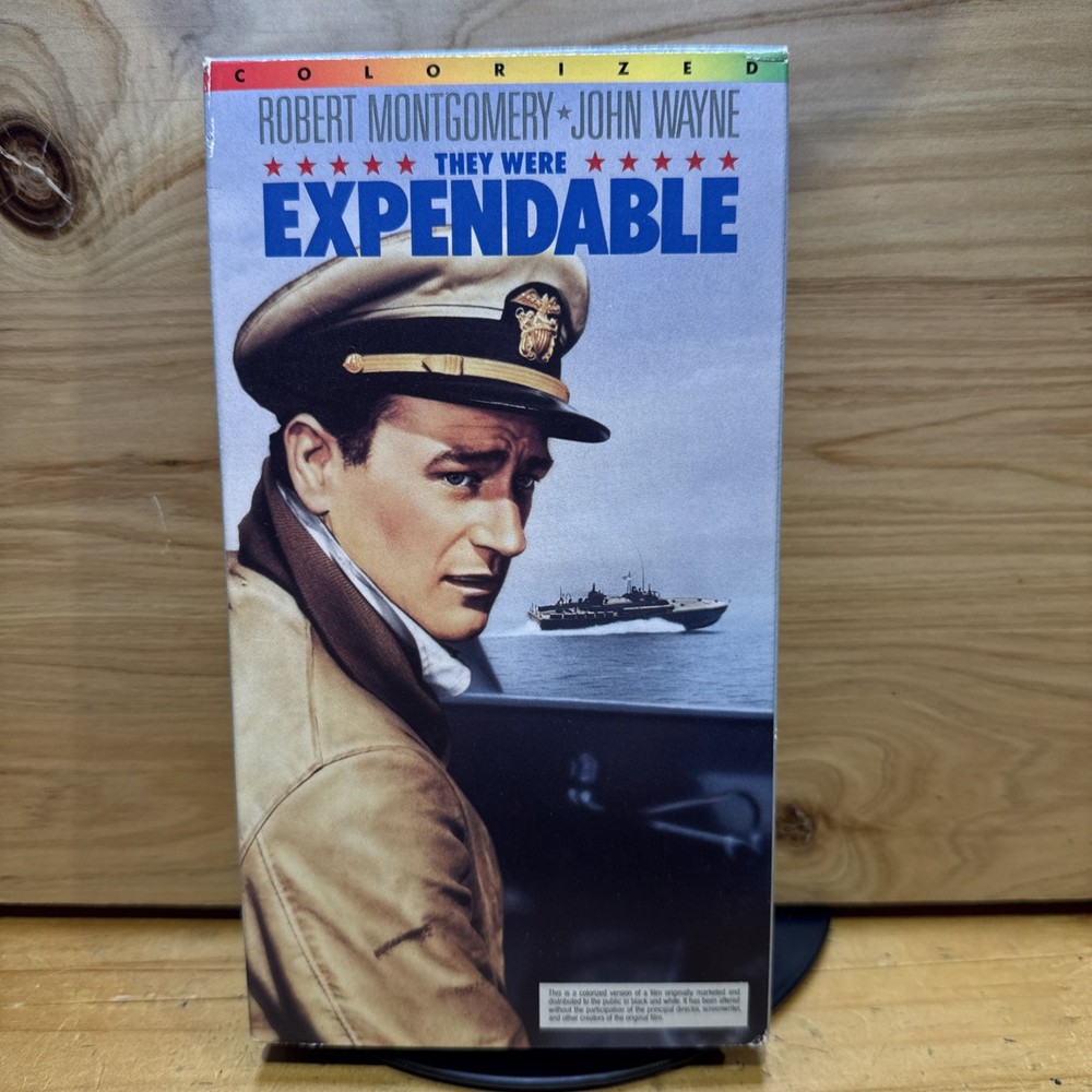 They Were Expendable (VHS, 1991) * Buy 2 Get 1 Free - Bundle Shipping Discount