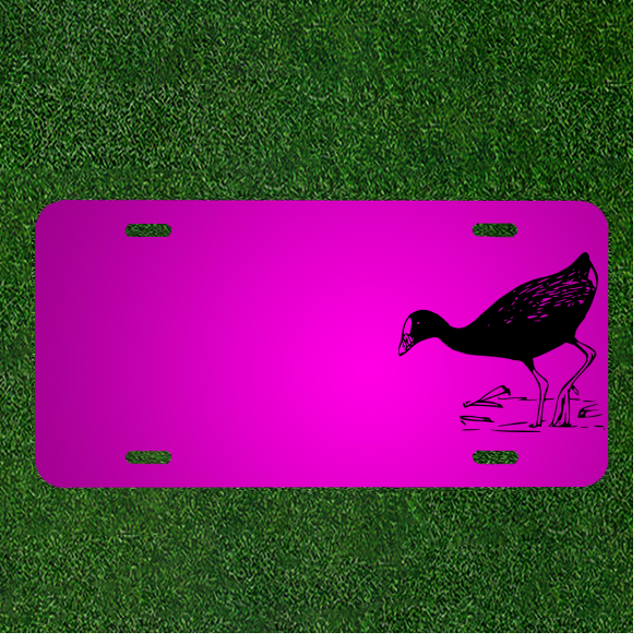 Custom Duck Bird Water-Themed Personalized Car License Plate with Names