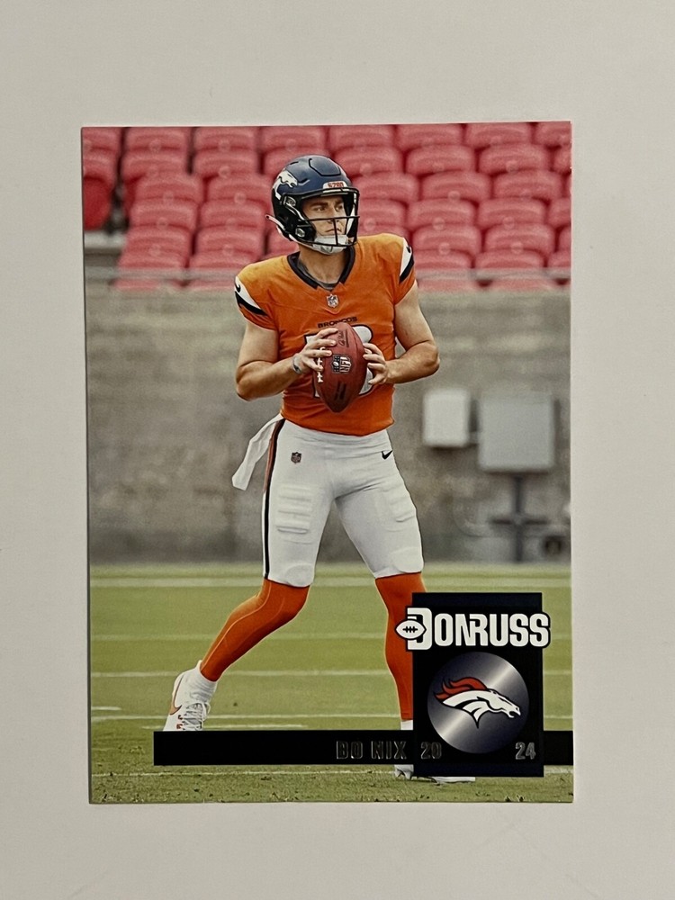 2024 Panini Donruss Bo Nix Rookie #28 RC Broncos 1994 Retro