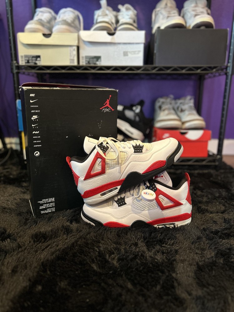 Size 10.5 - Jordan 4 Retro Mid Red Cement