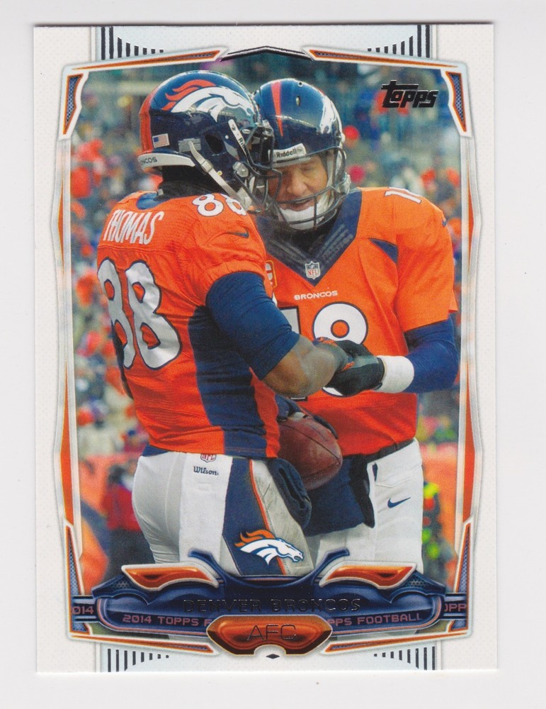 2014 Topps Football Complete Team Set (17) Denver Broncos,Peyton Manning