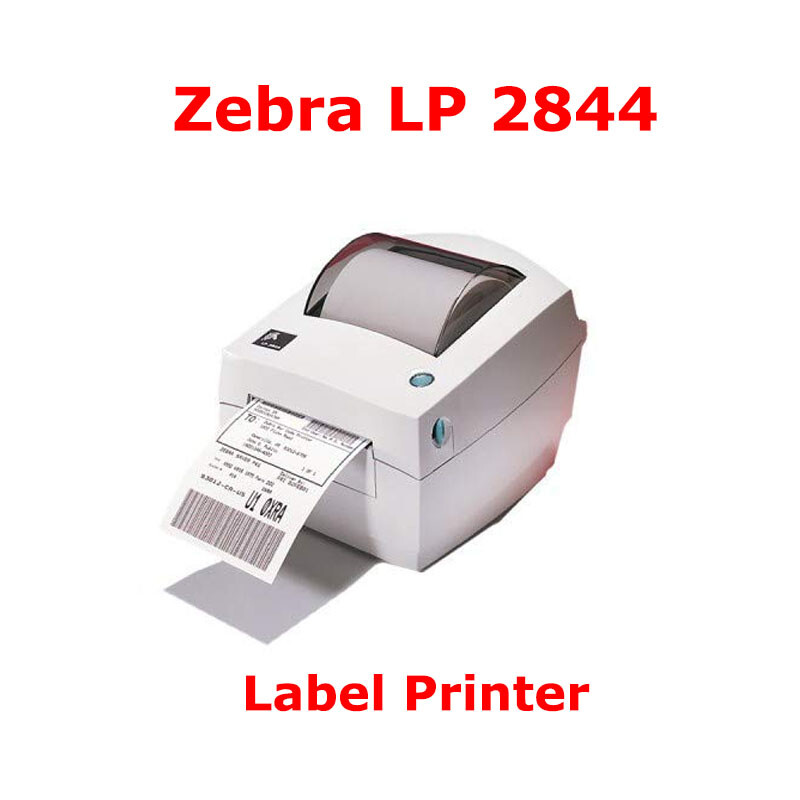 Zebra LP 2844 Direct Thermal Label Printer with USB Cable