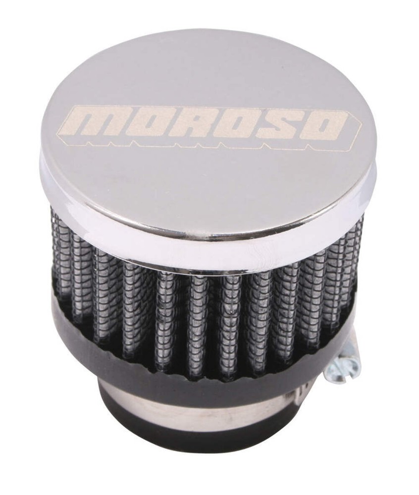 Fits Clamp-On Filter Breather - 1in ID by Moroso 68791