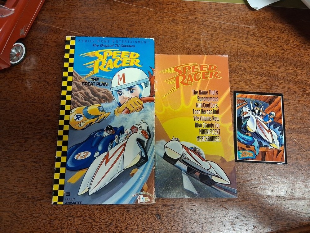 Speed Racer VHS Tape - The Great Plan with Promotional Materials