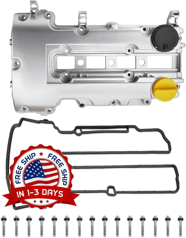 Cubiertas de válvulas de aluminio mejoradas, confiabilidad a largo plazo, US NEW