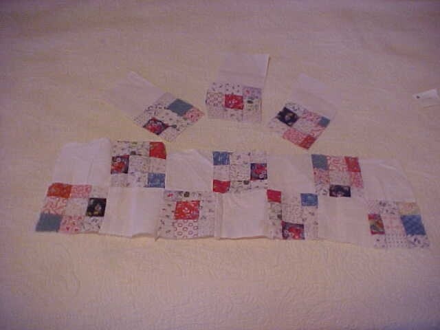 111 QUILT BLOCKS,  NINE  PATCH DESIGN