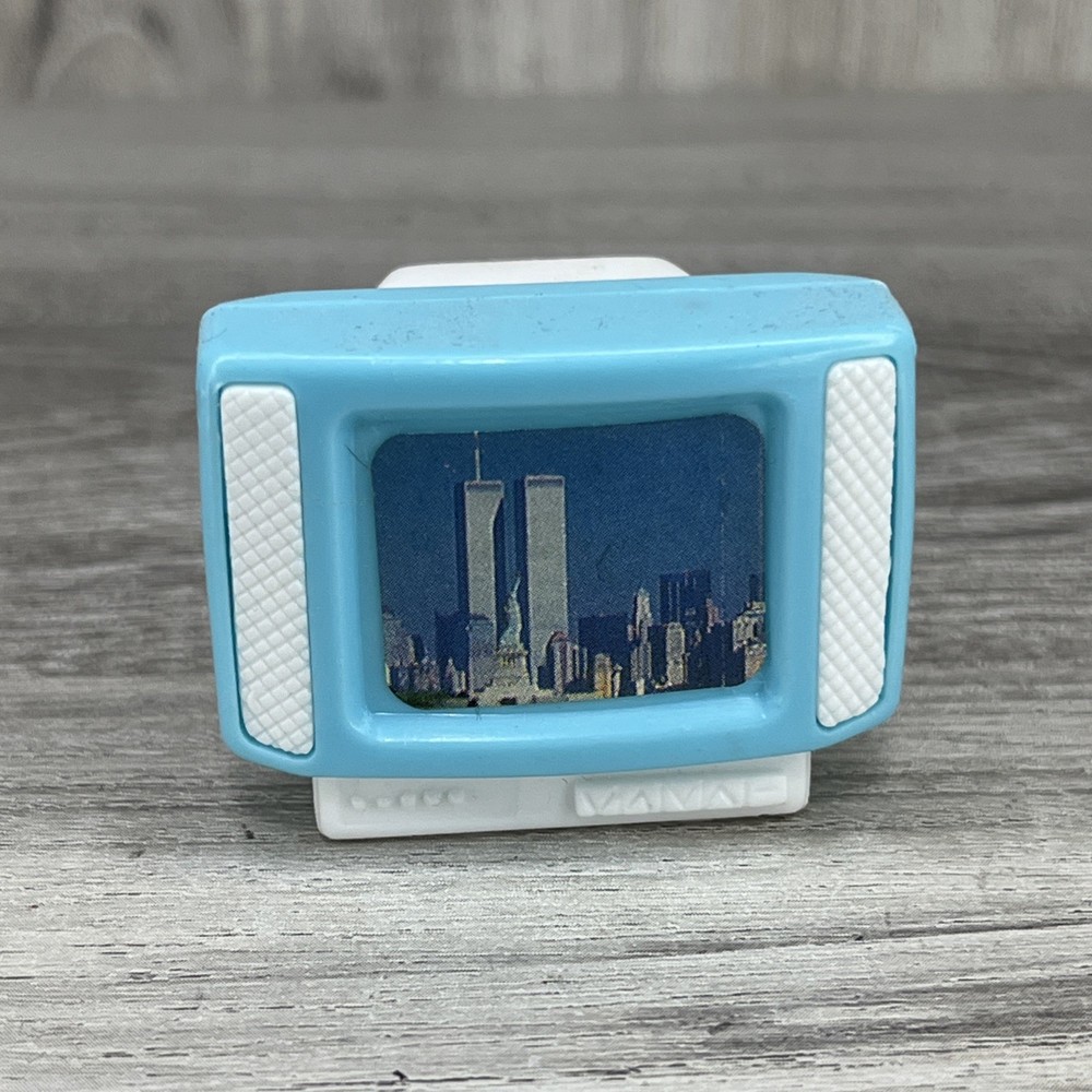 Twin Towers Mini Barbie TV Vintage World Trade Center Doll Tv