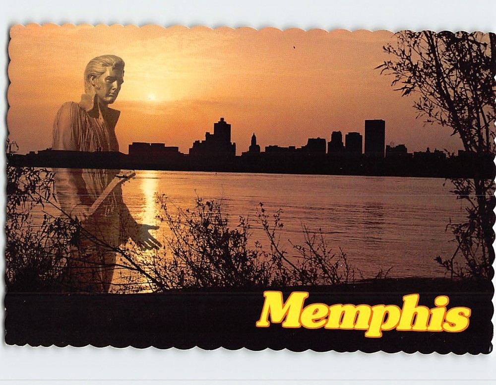 Postcard Skyline of Memphis Tennessee USA