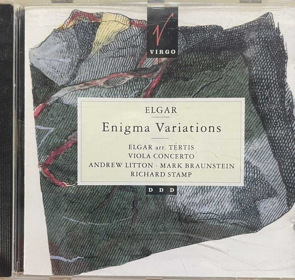 Edward ELGAR - Enigma Variations Classical CD Viola Cello Academy of London-image