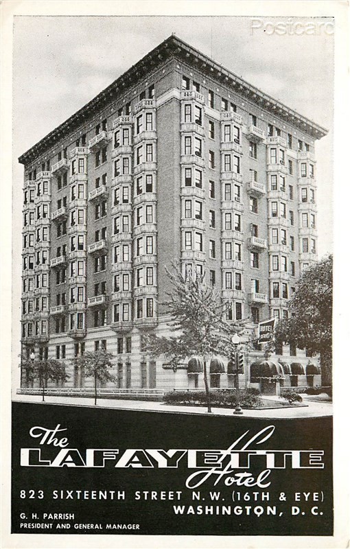 DC, Washington, District of Columbia, The Lafayette Hotel, Embetone