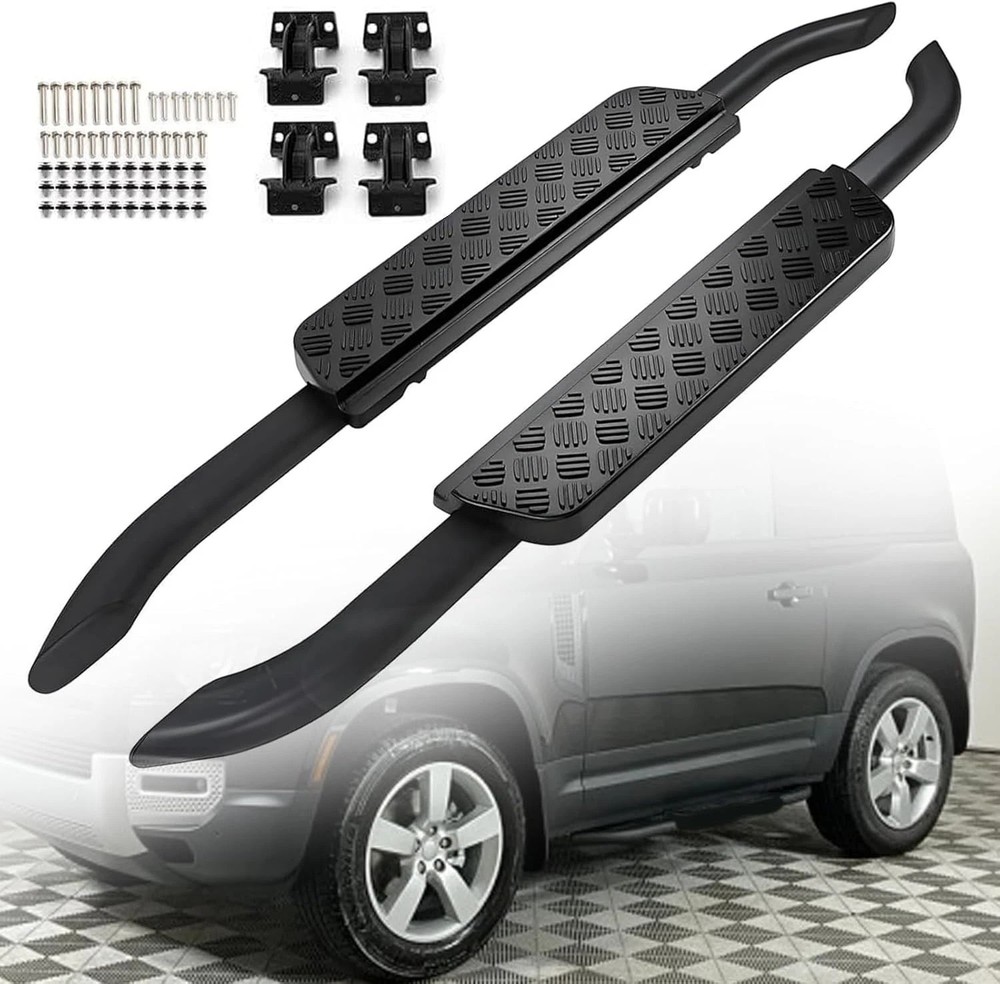 Running Board Side Step For Land Rover Defender 90 2-Door 2020-2025 Nerf Bar CI