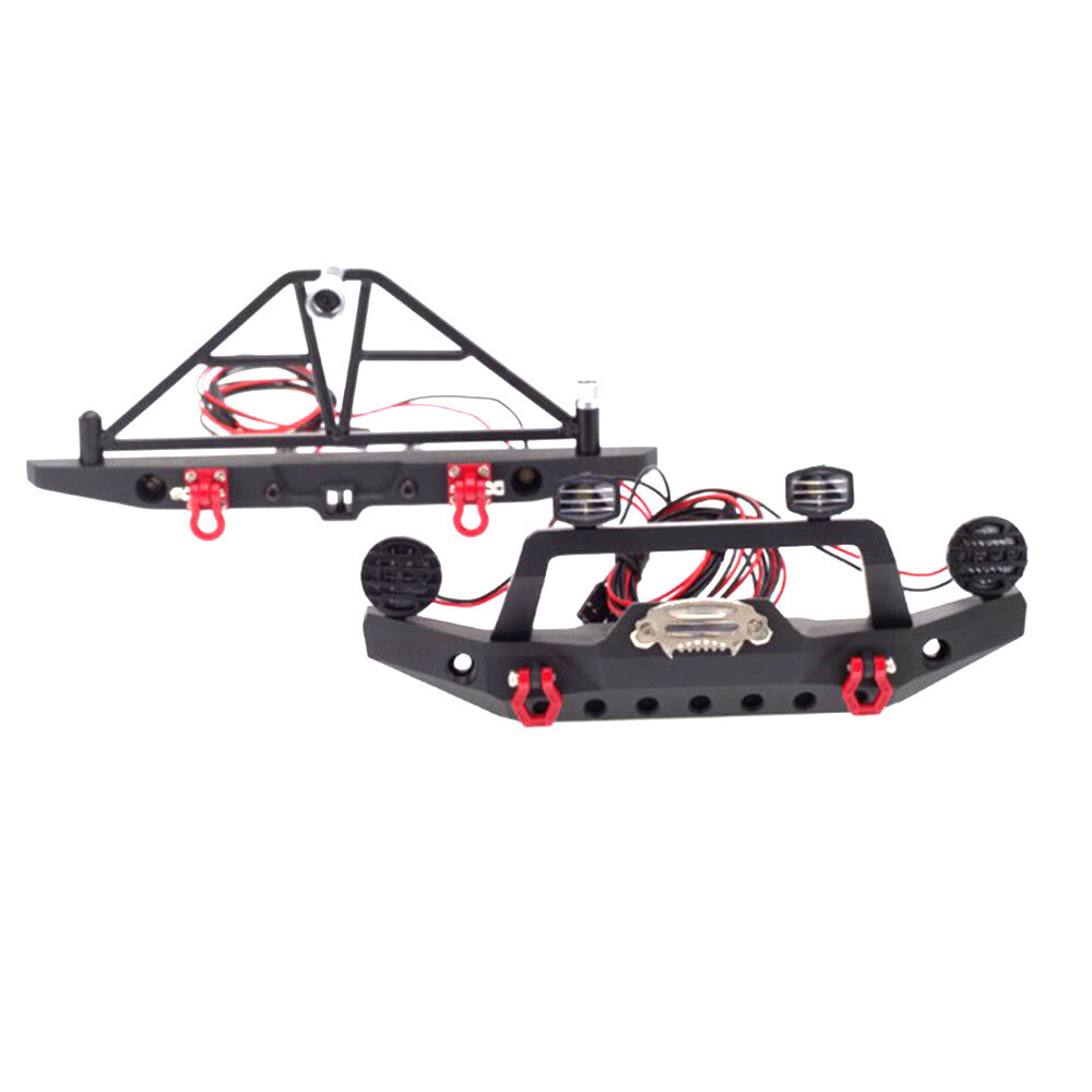 Metal Front Rear Bumper For TRX4 Axial SCX10 III AX103007 1/10 RC Crawler Parts