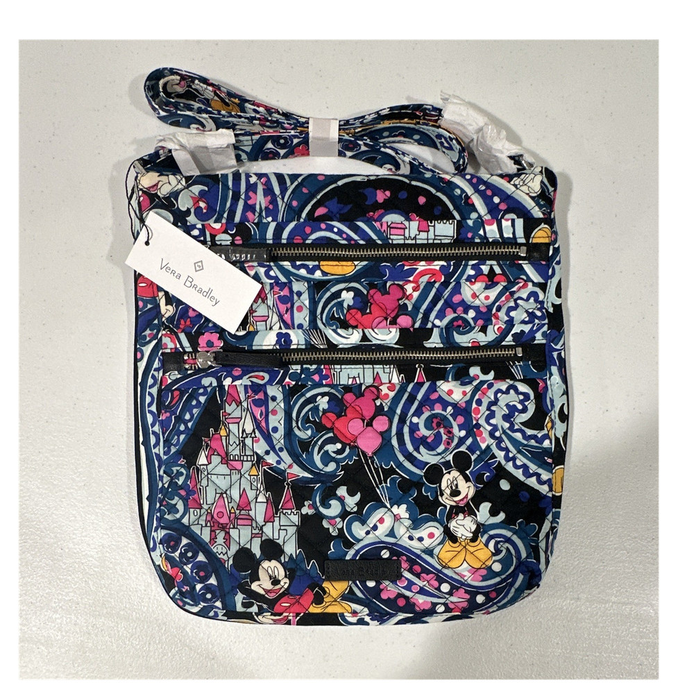 Vera Bradley Disney Mickey & Minnie Mouse Small Multicolor Crossbody Bag