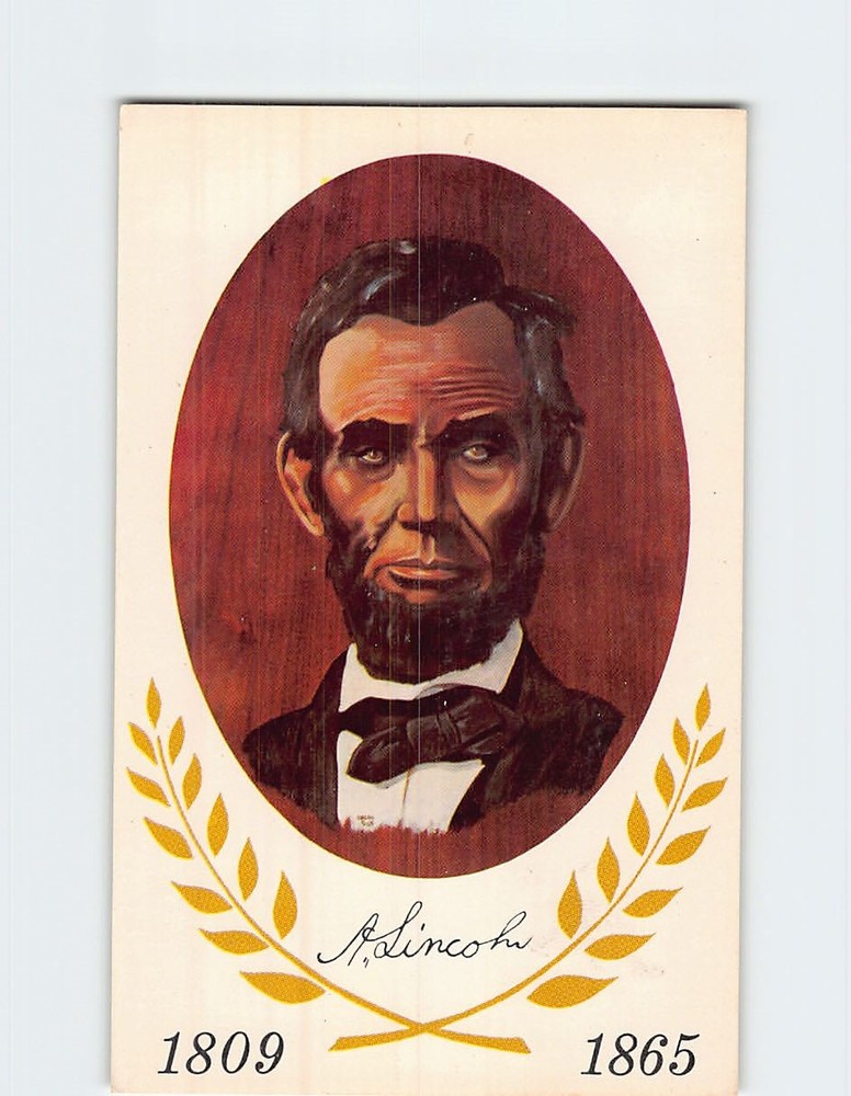 Postcard Abraham Lincoln