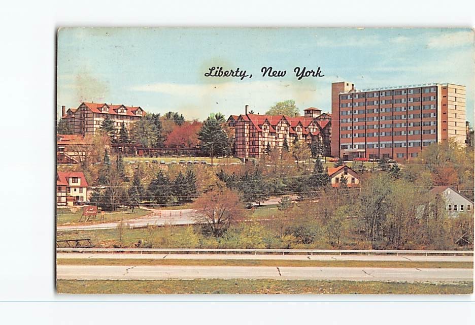 Postcard Sullivan County Resort Liberty New York USA North America