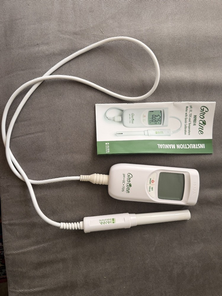 Hanna GroLine Waterproof H19814 TDS Meter with HI1285-7 Probe