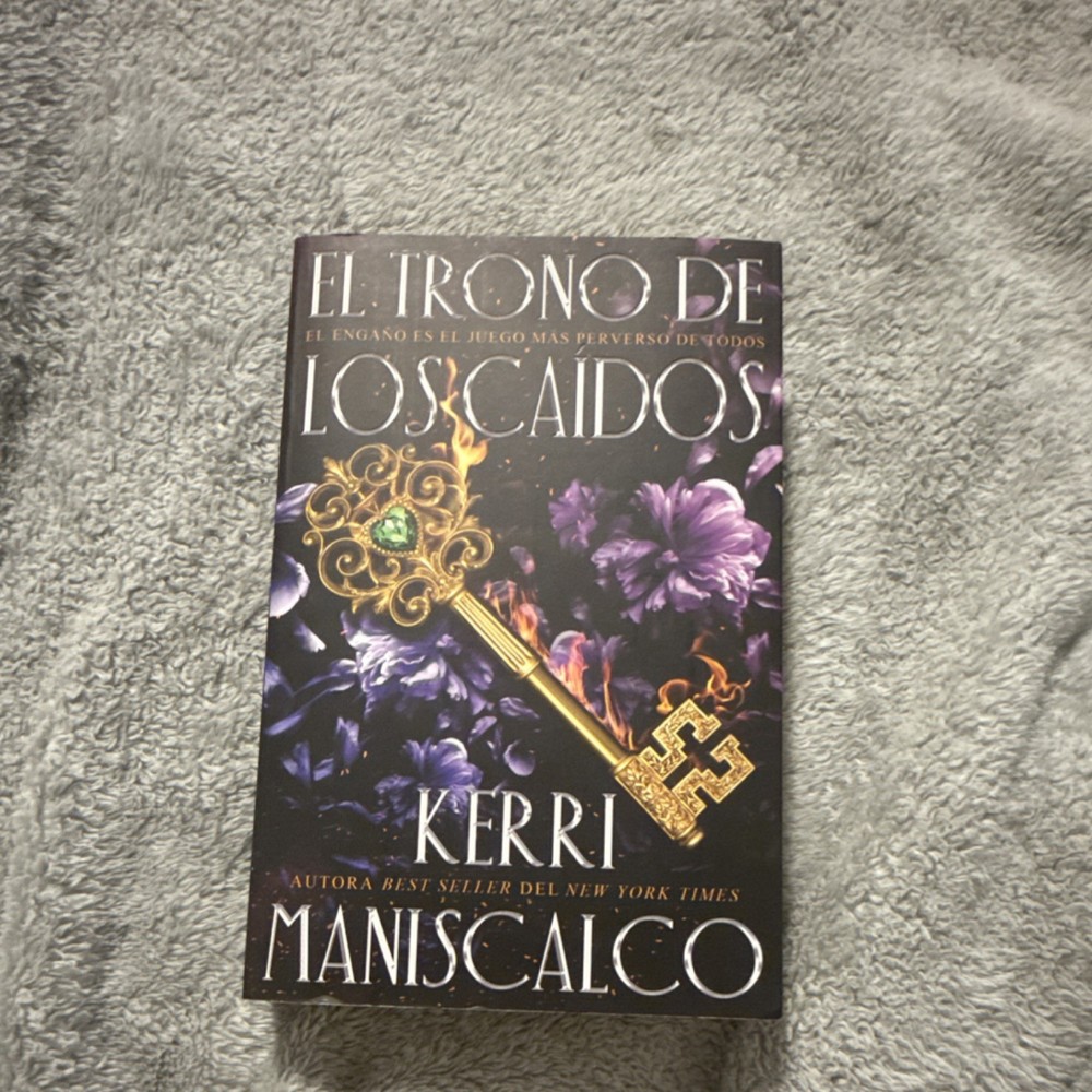 Kerri Maniscalco El Trono de los Caidos Fantasy Hardcover Spanish