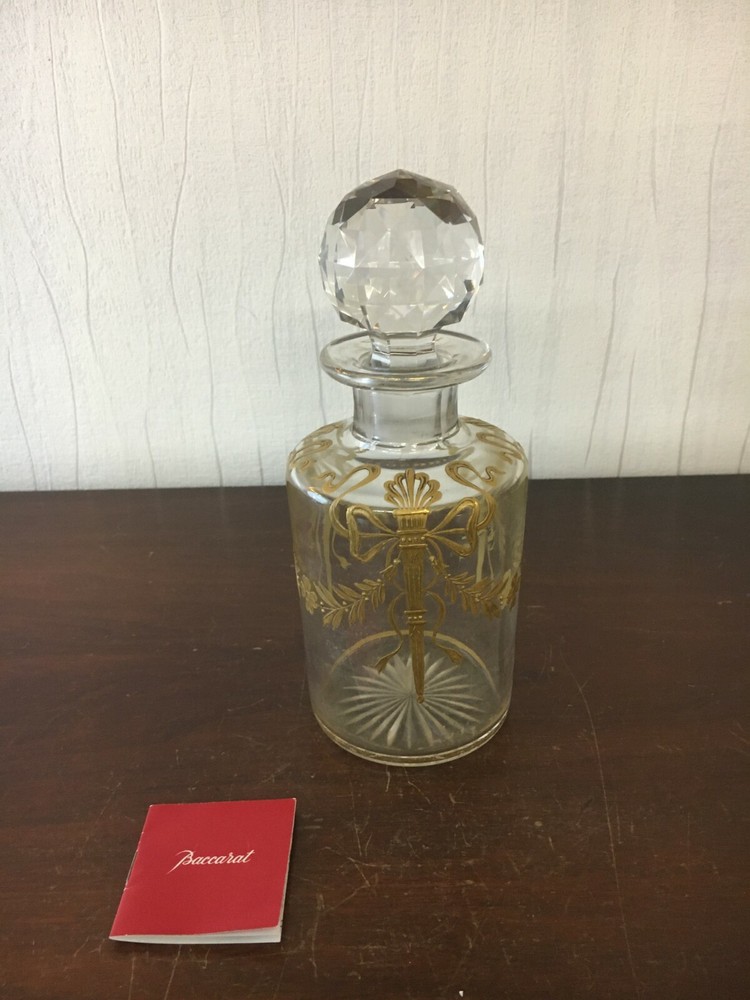 Baccarat Crystal Bottle Height: 20.5 Cm