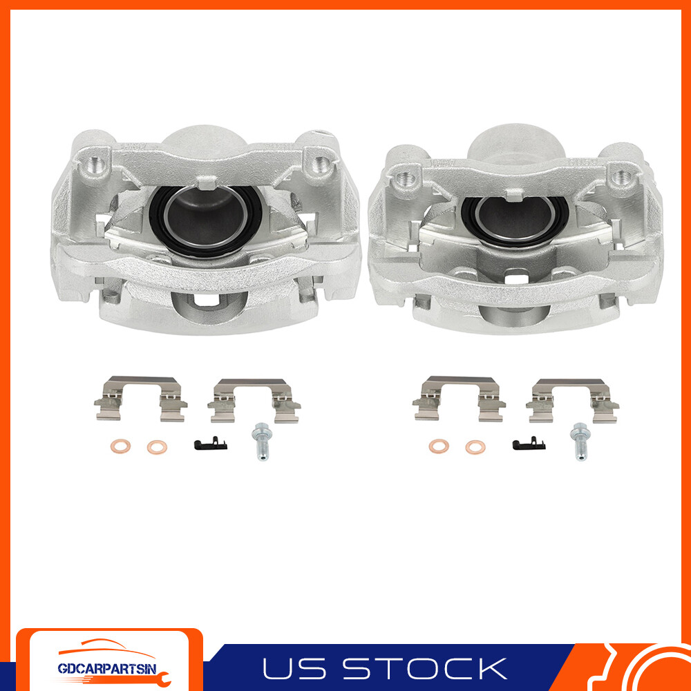 2014-15 Nissan Rogue Select Front Left & Right Brake Calipers with Brackets Pair  