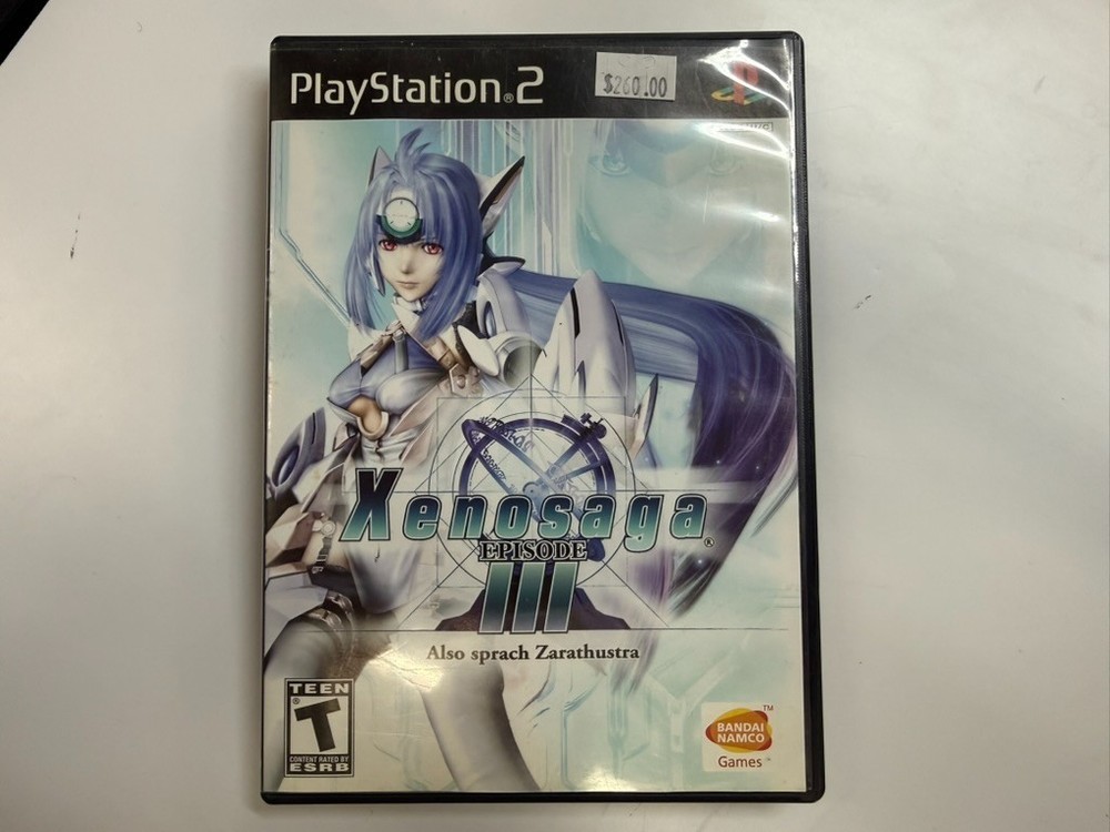 Xenosaga: Episode III (PlayStation 2 PS2) Case, Art, Discs - Tested - Authentic