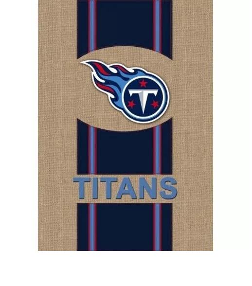 NFL TENNESSEE TITANS 28``X40``  Heavy Duty  Burlap  Banner