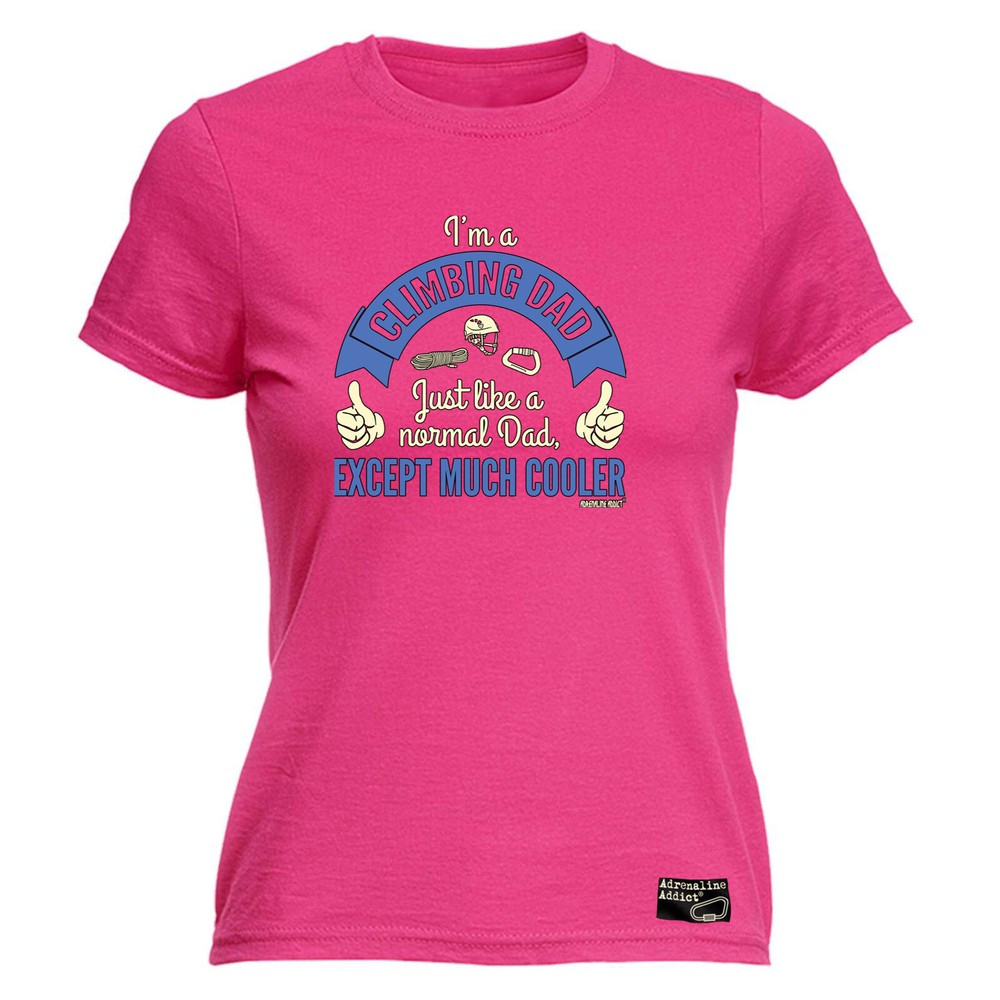 Rock Climbing Aa Im A Dad - Womens T Shirt Funny T-Shirt Novelty gift tshirt