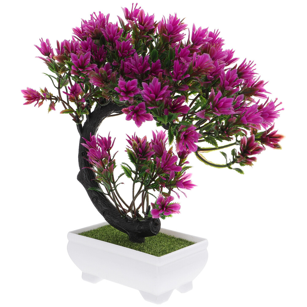 Fake Plants Indoor Bonsai Tree House Artificial Potted Realistic Flower Decor