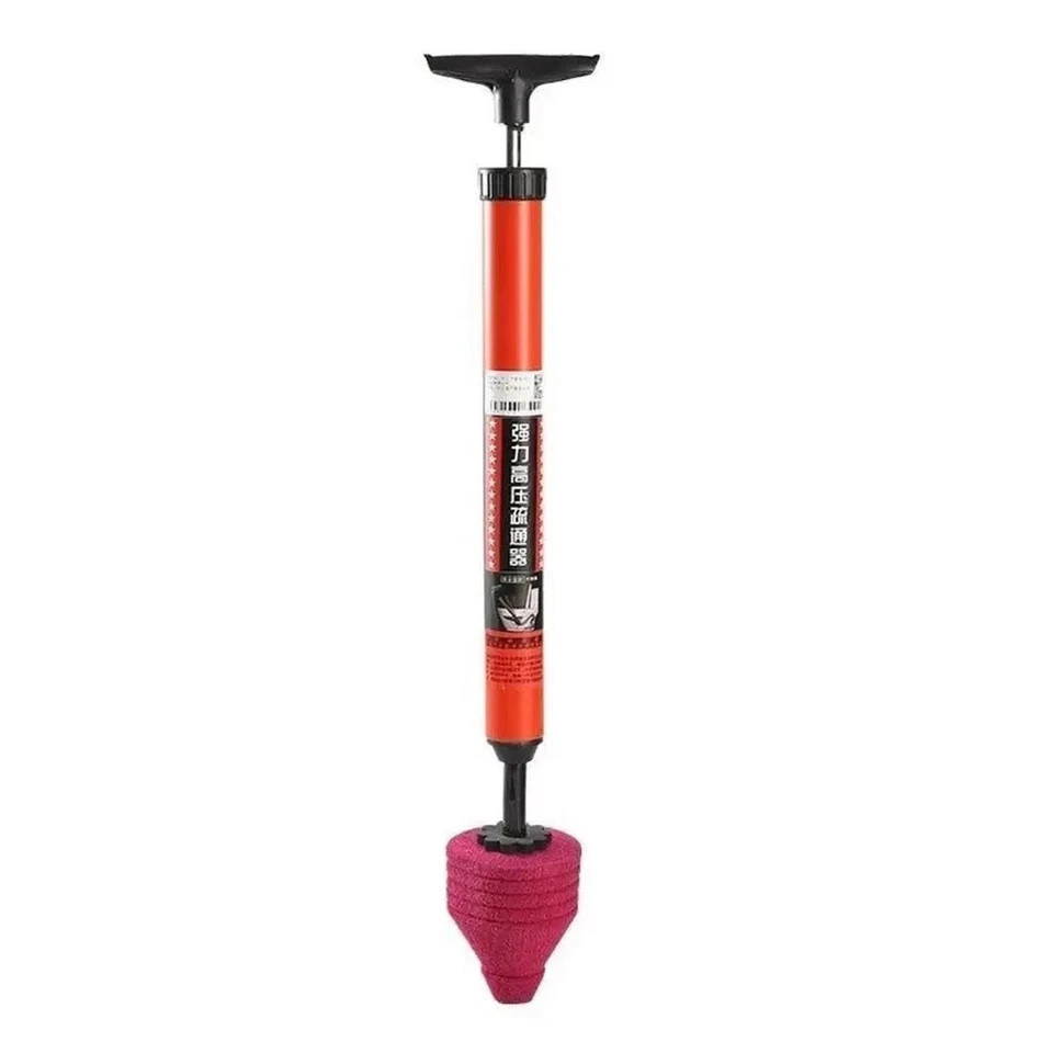 Heavy Duty High Pressure Toilet Unblock Plunger Clog Drain Buster Vacuum Pump US