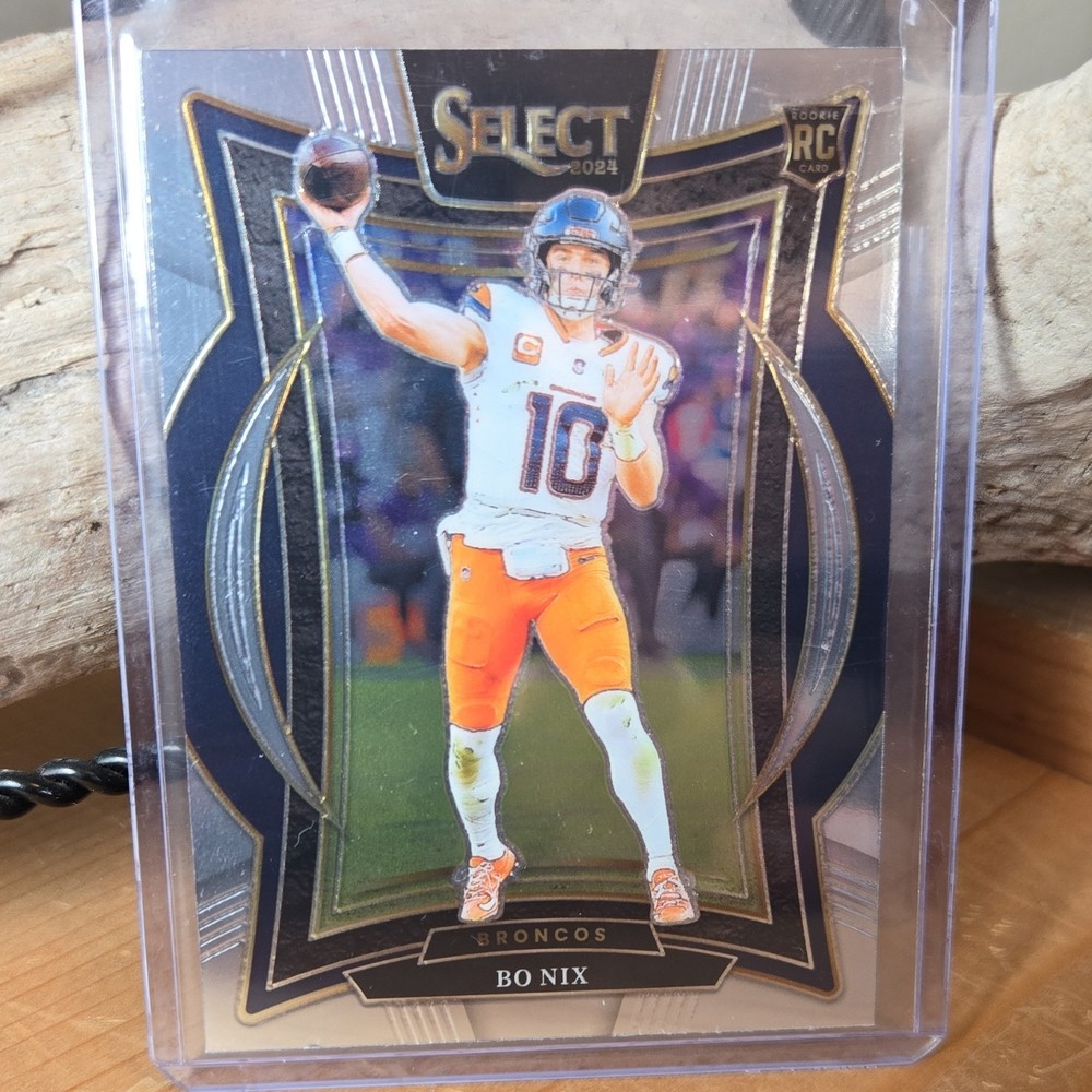 2024 Panini Select Bo Nix #30 Rookie Denver Broncos Concourse NFL Football Card