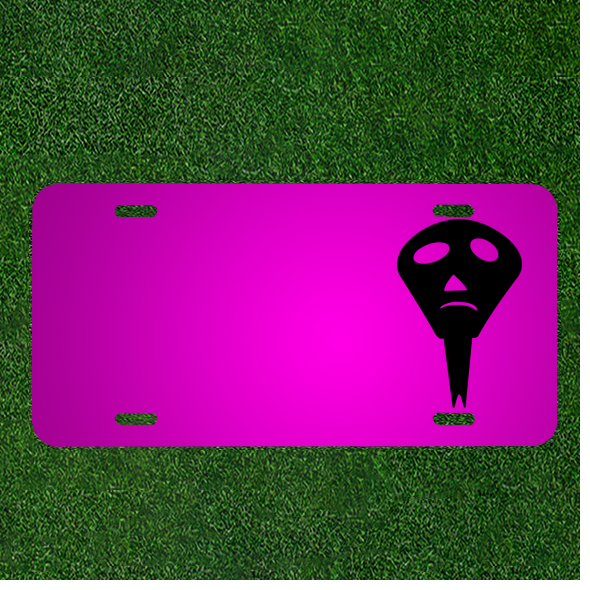 Custom Personalized Car License Plate With Add Names To Mask Bearded Face