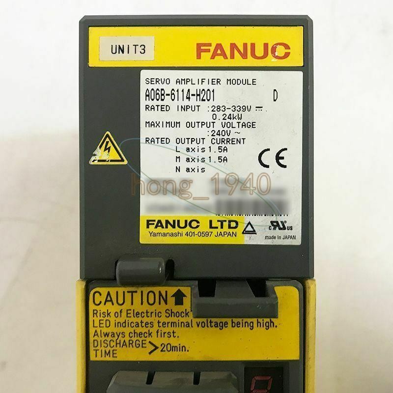 One Used Fanuc A06B-6114-H201 Servo Amplifier