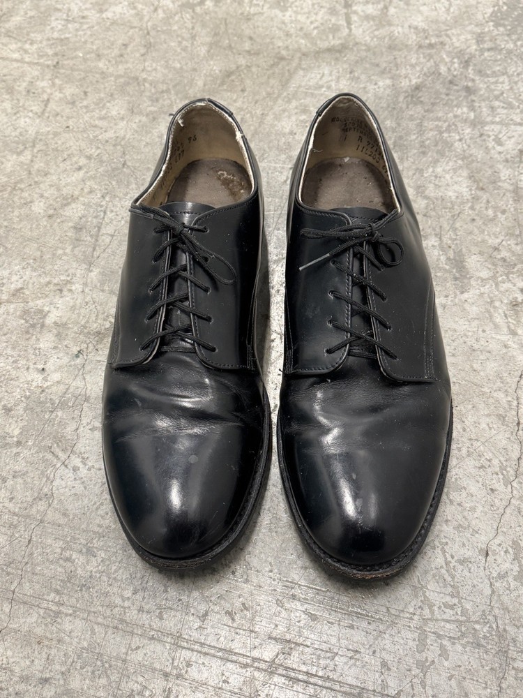 Wolverine Worldwide Inc Black Oxford Military Dress Shoes Size 11 R 2002