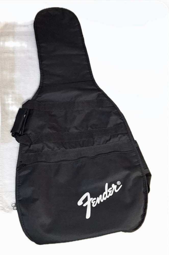 New Fender Backpack Guitar Gig Bag With Logo & Front ZIPPER Pocket + New Strap