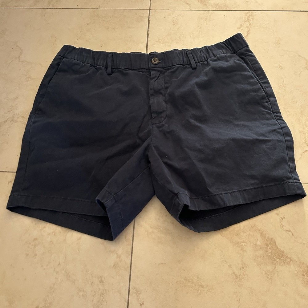 Bear Bottom Mens Size XL Stretch Chino Shorts Elastic Waist 5.5”