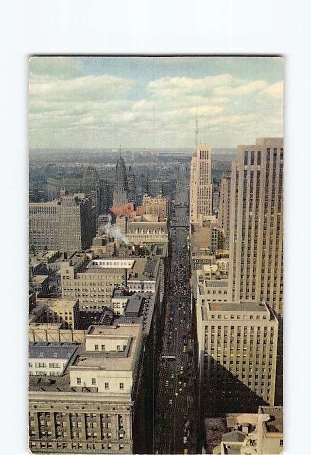 Postcard Chicago's Skyscrapers Illinois USA North America Aerial View