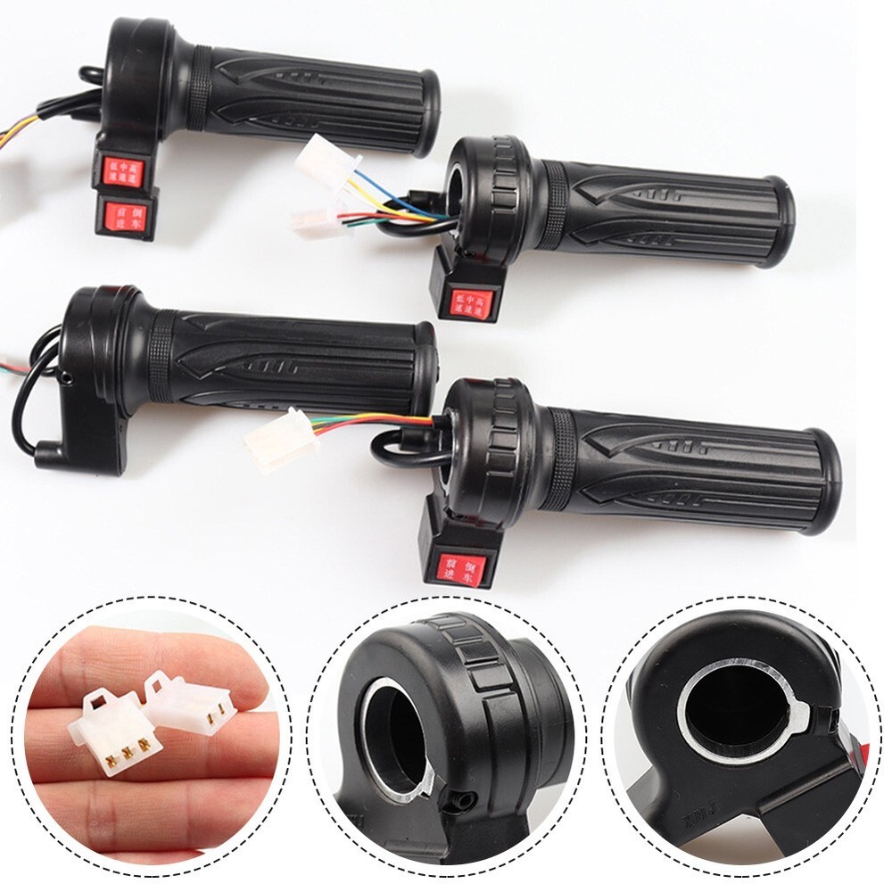 Throttle Hand Grip Cable Set For Electric Bike Motor Speed/Forward/Revers