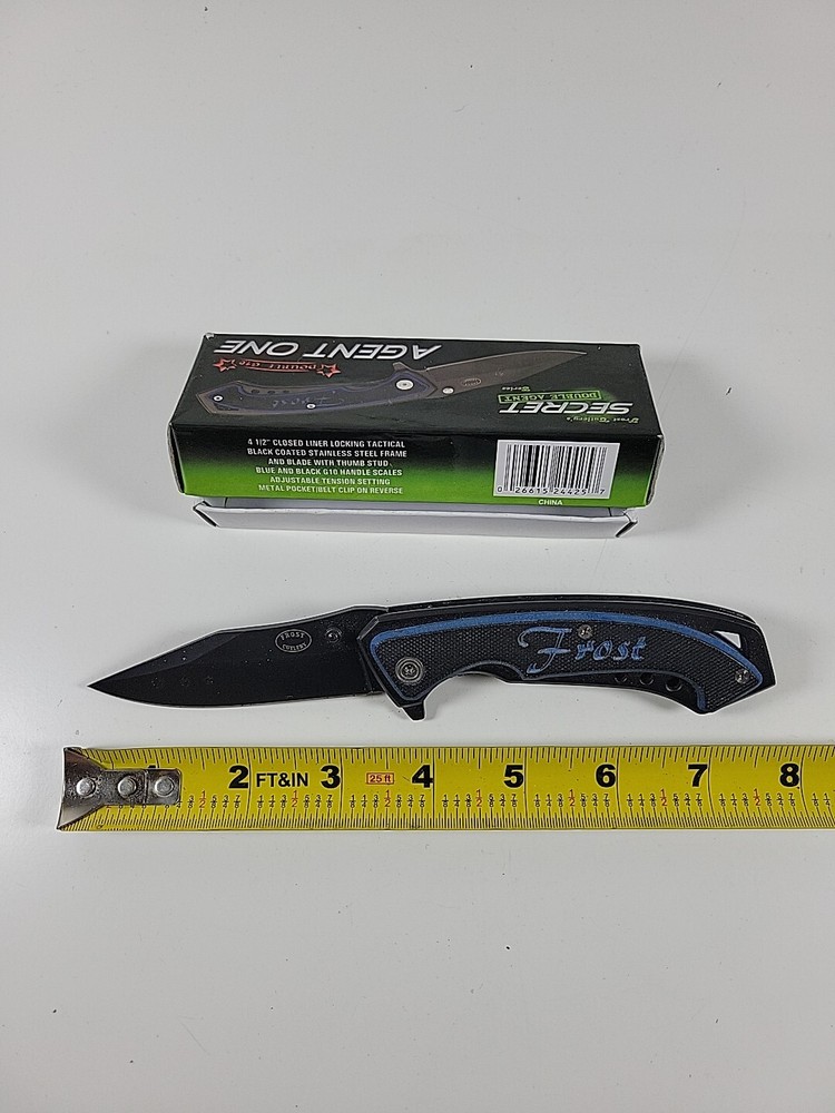 New Frost Cutlery Agent One Knife for Precision and Durability