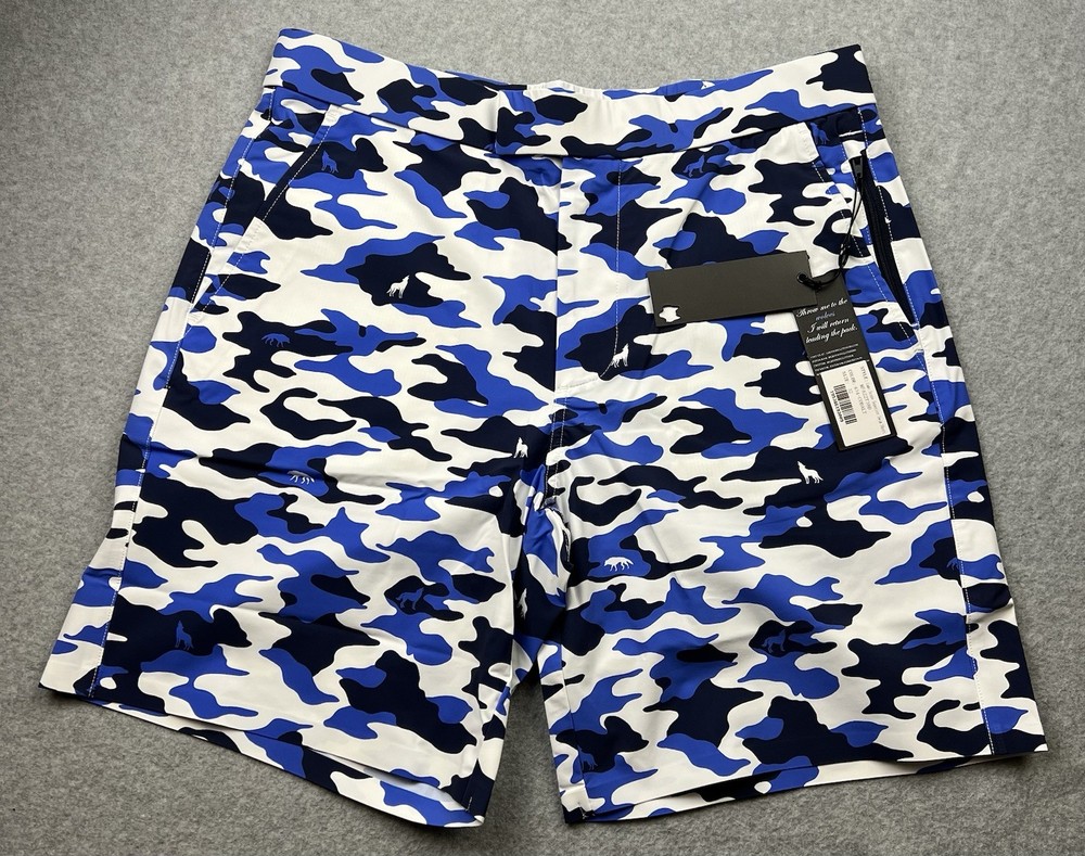 Greyson Men’s Camo Scape Superior Swim Shorts W32 L8 NWT