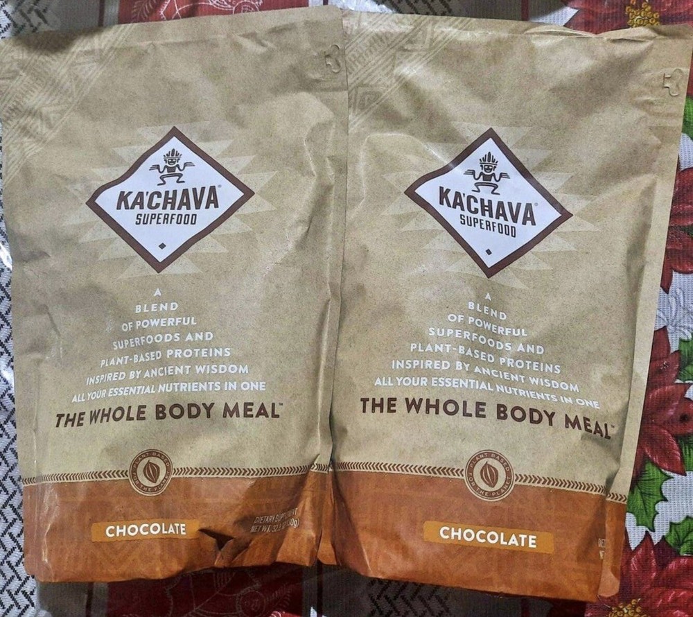 Ka’Chava Kachava Shake Plant Organic Superfoods, 2 Pack, Chocolate   READ