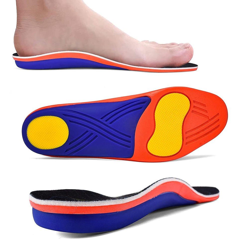 SAFETOE Plantar Fasciitis Orthotic Shoe Inserts，High Arch Support InsolesComf...