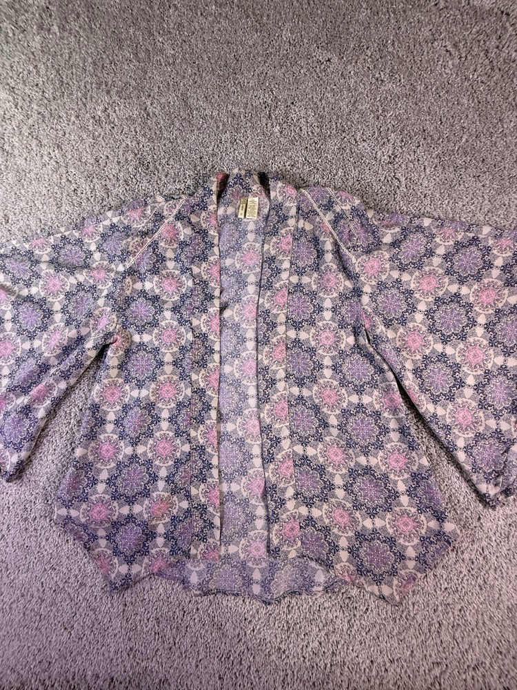 Japna Kimono Women’s Size Small Floral Print Spring Boho