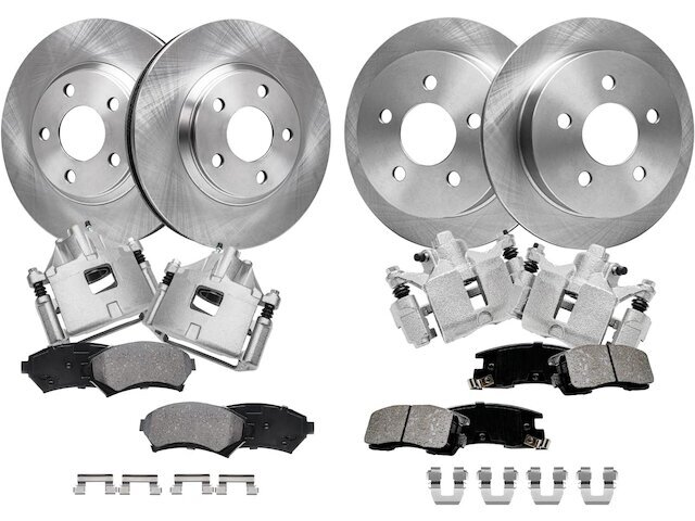 For Chevrolet Monte Carlo Brake Pad Rotor and Caliper Set Detroit Axle 84679HRBS