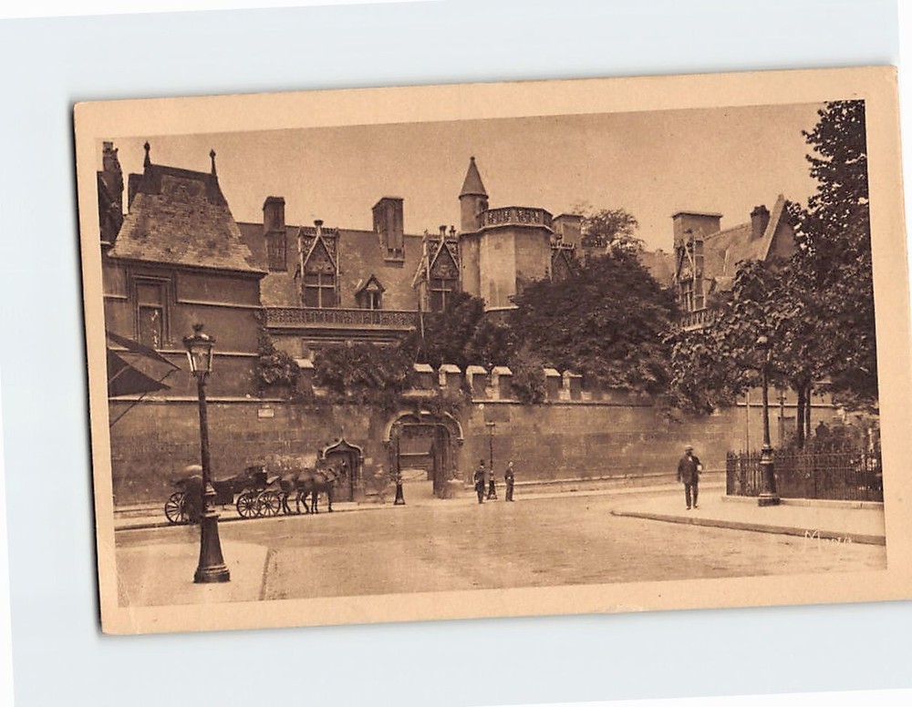 Postcard The Cluny Hotel & Museum  Paris France