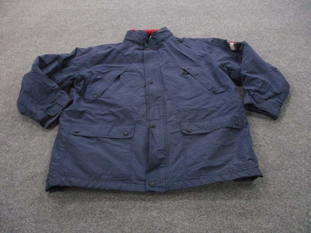 Vintage Tommy Hilfiger Jacket Mens XL Fleece Lined Camping Outdoors Hiking Y2K