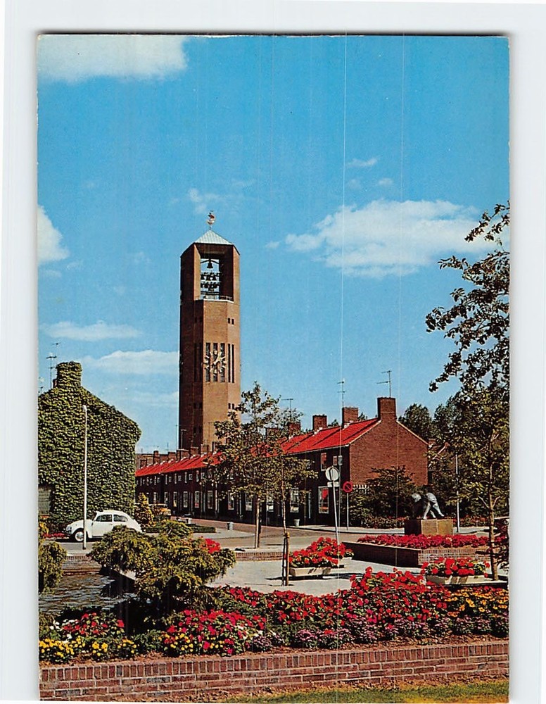 Postcard Poldertoren Emmeloord Netherlands