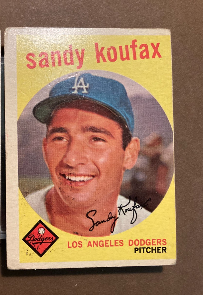 1959 Topps #163 Sandy Koufax Los Angeles Dodgers HOF