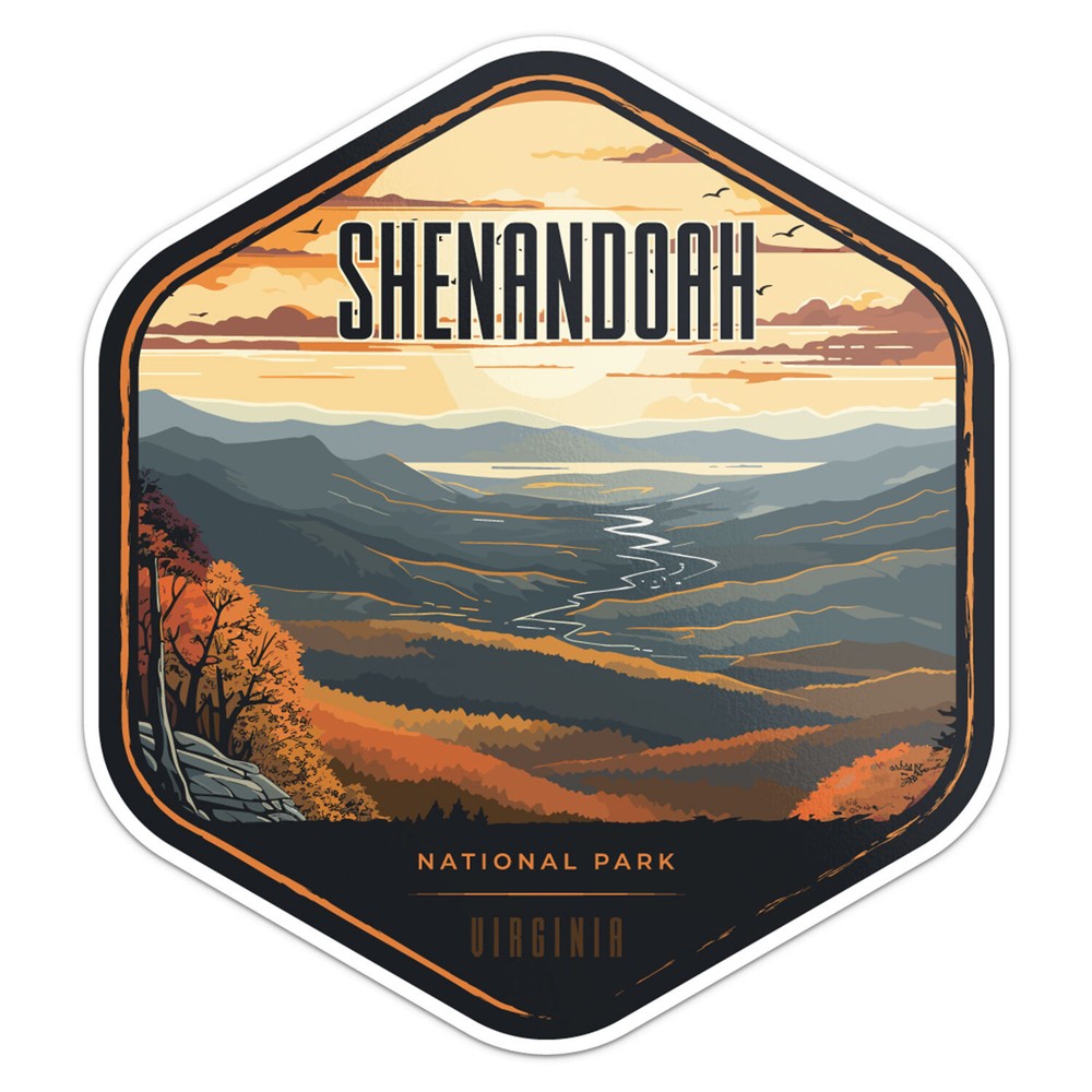 Shenandoah National Park Car Bumper Sticker Vinyl Decal