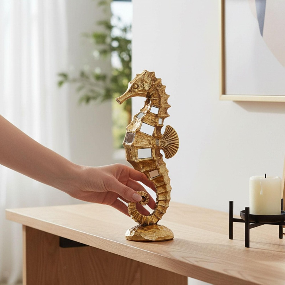 Seahorse Statue Artwork Collectible Animal Figurine Birthday Gift for Home Decor